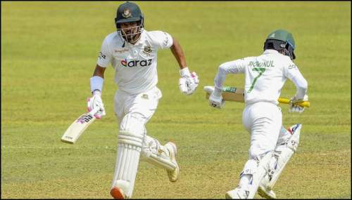 শান্ত-মুমিনুল-তামিমদের ব্যাটে বড় সংগ্রহের পথে বাংলাদেশ