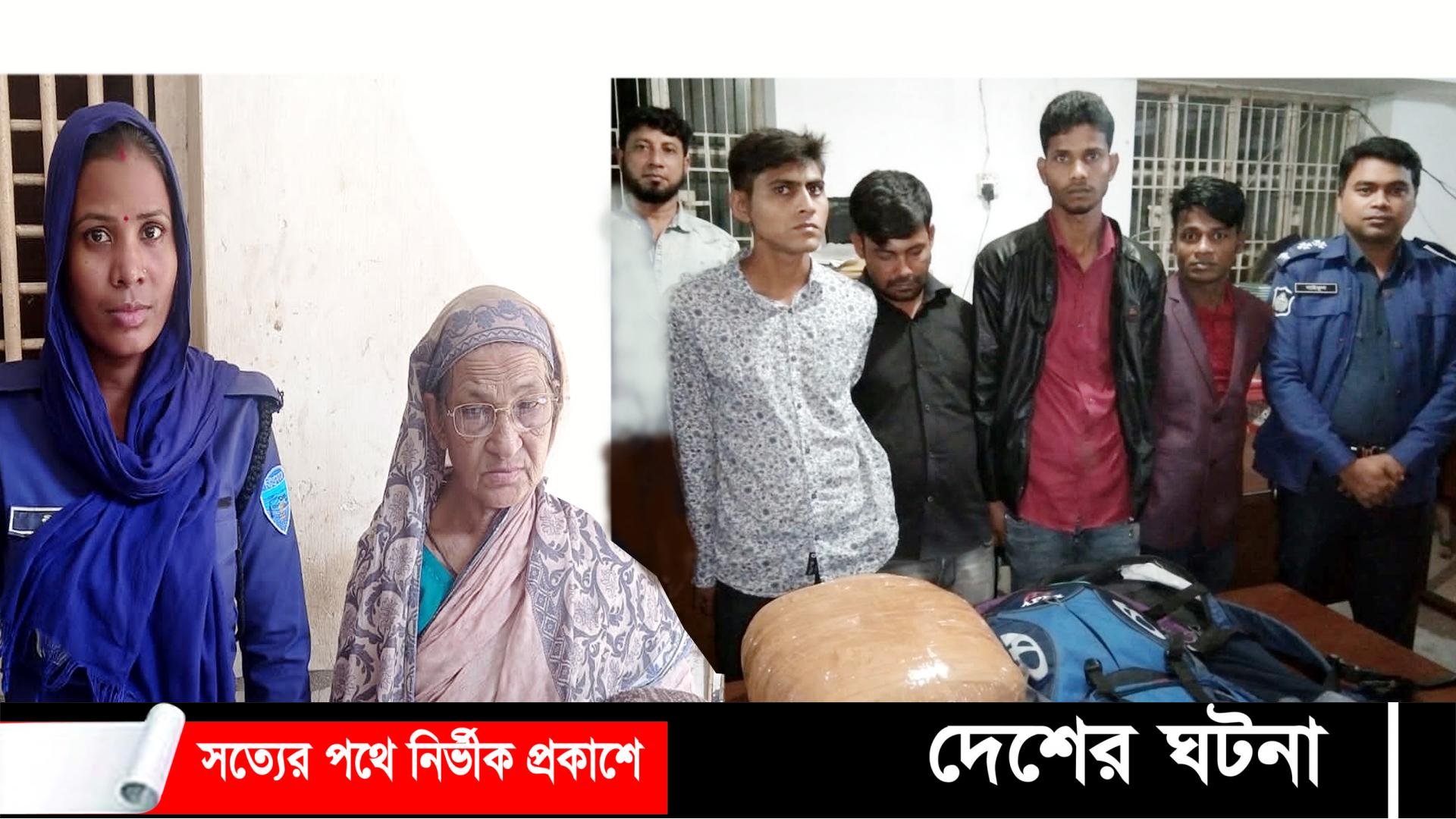 মুরাদনগরে গাঁজার রাণীসহ পাঁচ যুবক আটক