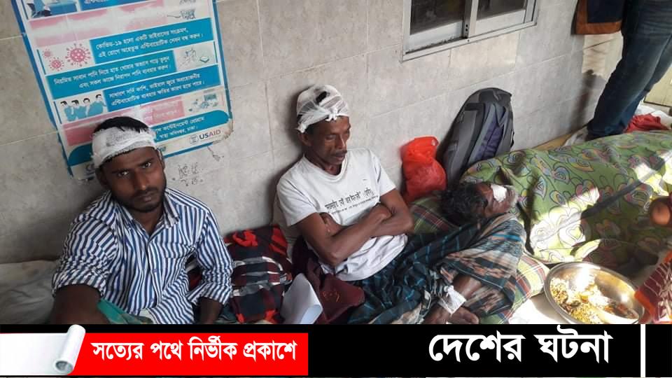 হরিননাণ্ডুতে মোনোনিত নৌকা প্রার্থীর সমর্থকদের উপর হামলা