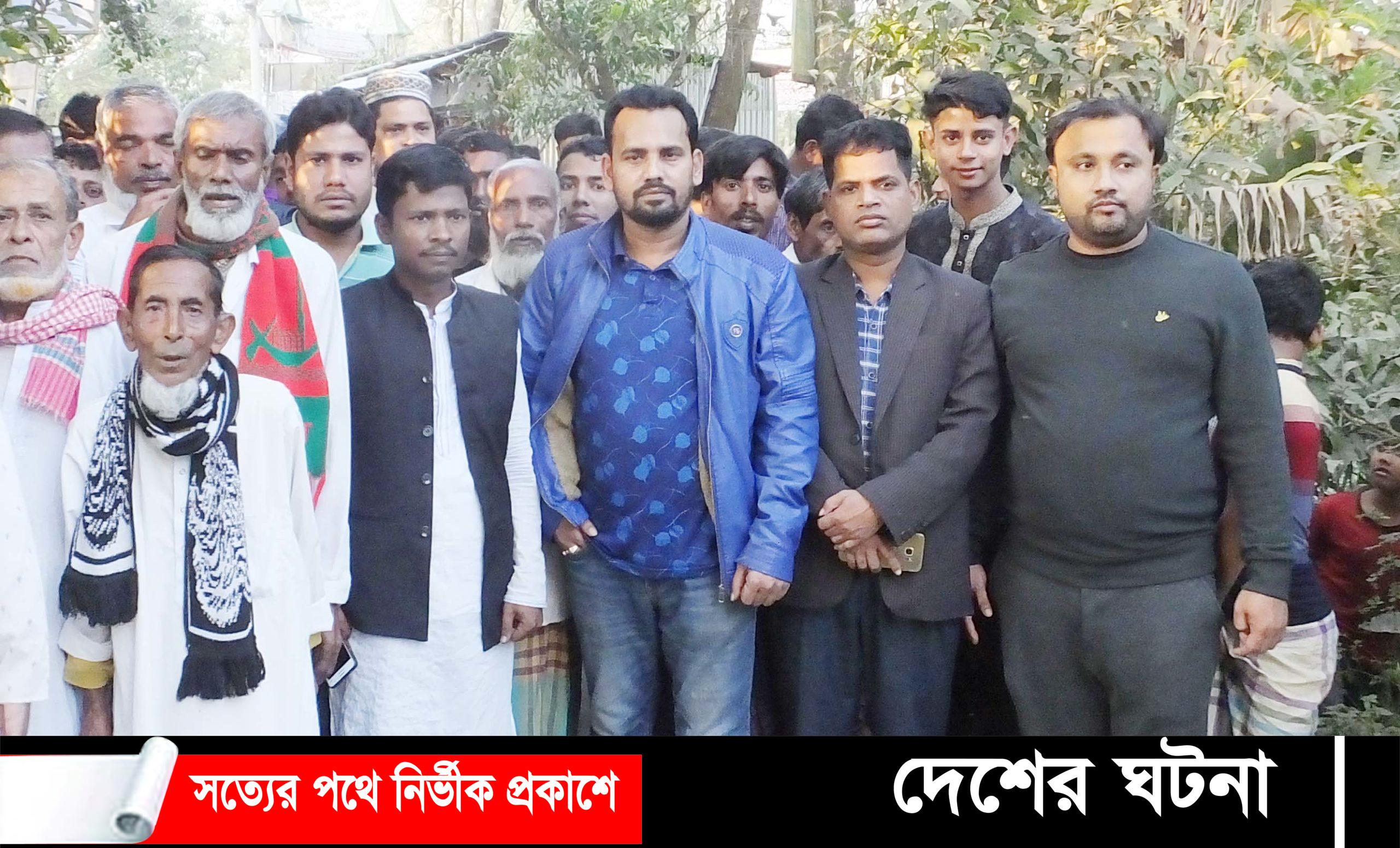 মুরাদনগরে নৌকার সমর্থকের গণমিছিল।