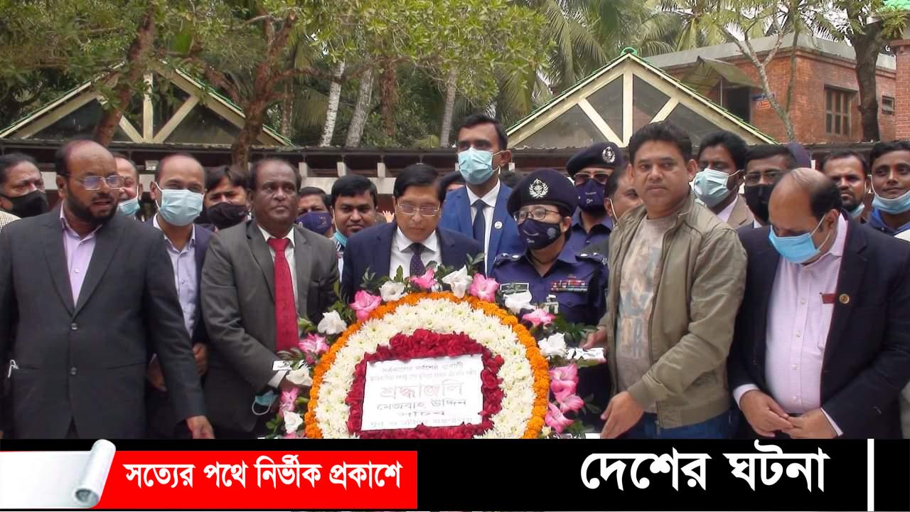 বঙ্গবন্ধুর সমাধিতে যুব ও ক্রীড়া মন্ত্রণালয়ের সচিবের শ্রদ্ধা