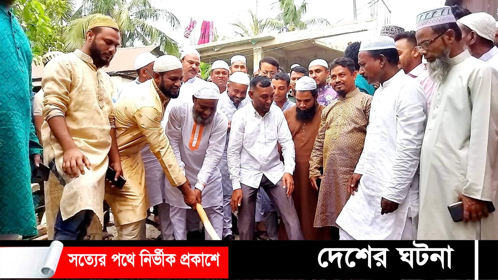 রূপগঞ্জে সড়ক ও ড্রেন নির্মান কাজ উ‌দ্বোধন