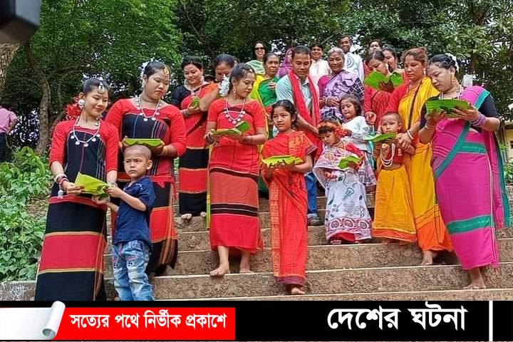 লালমাই পাহাড় মেতেছে বৈসু উৎসবে