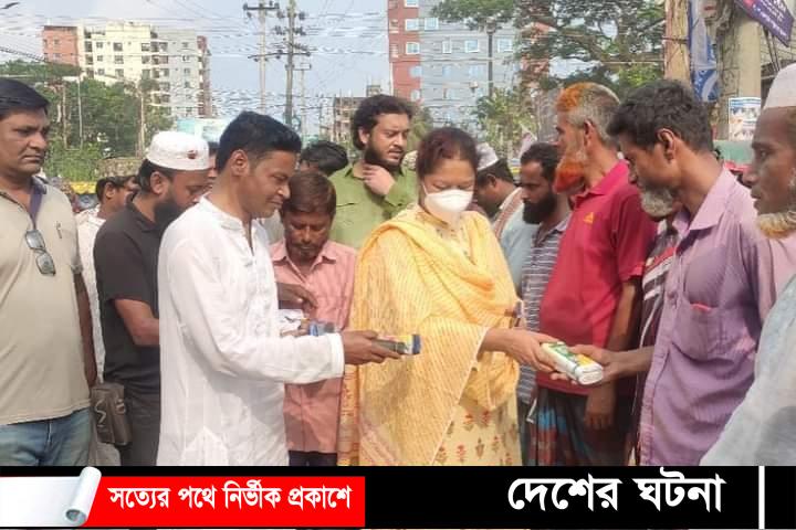 কুমিল্লার পাঁচ শতাধিক সিএনজি শ্রমিকের মাঝে ঈদ উপহার বিতরণ