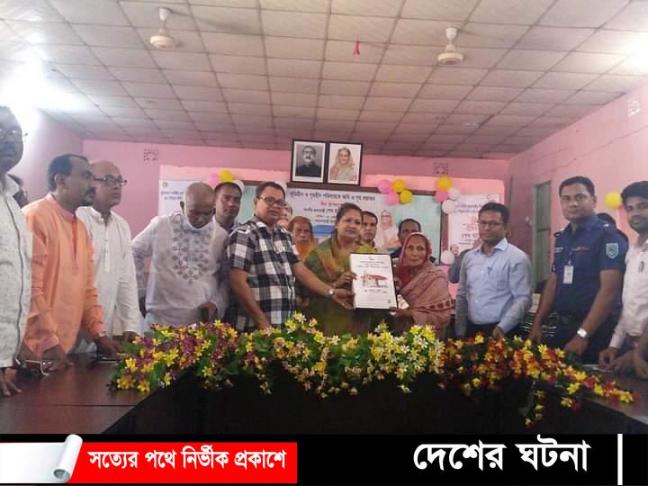 পলাশবাড়ীতে ৩ য় পর্যায়ে ঘর পেলো ৪৫ পরিবার