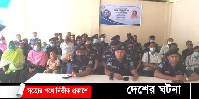 সাপাহারে নারী,শিশু,বয়স্ক এবং প্রতিবন্ধী ডেক্স উদ্বোধন এবং গৃহ প্রদান