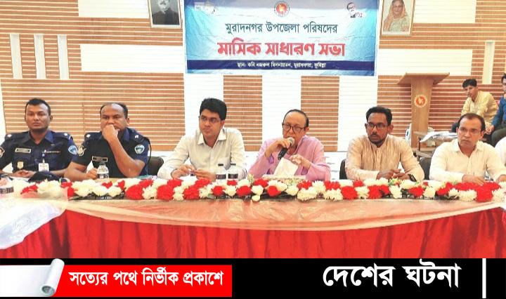 মুরাদনগরে আইন-শৃঙ্খলা ও মাসিক সাধারণ সভা অনুষ্ঠিত