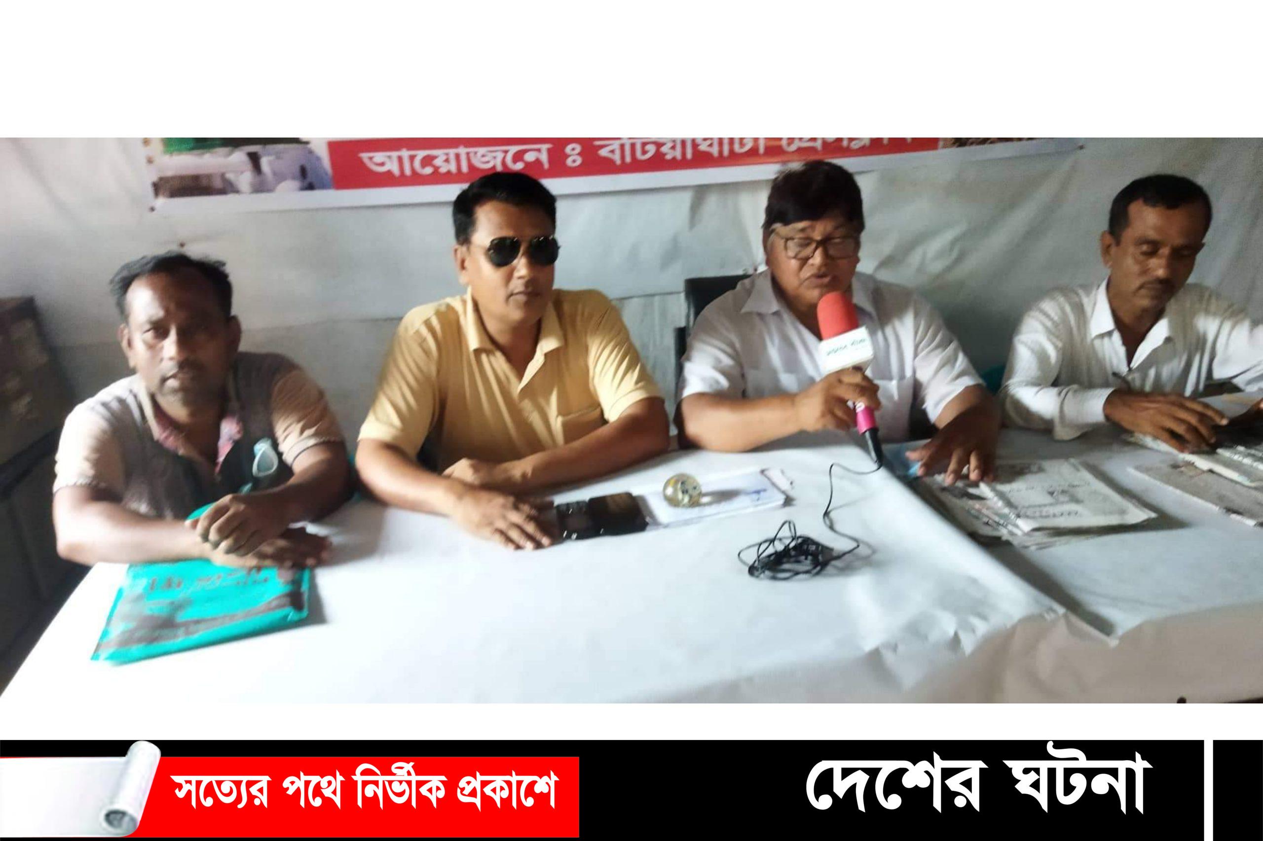 সাংবাদিক কবীর খানকে হুমকি দেওয়ায় থানায় জিডি ও প্রতিবাদ সভা