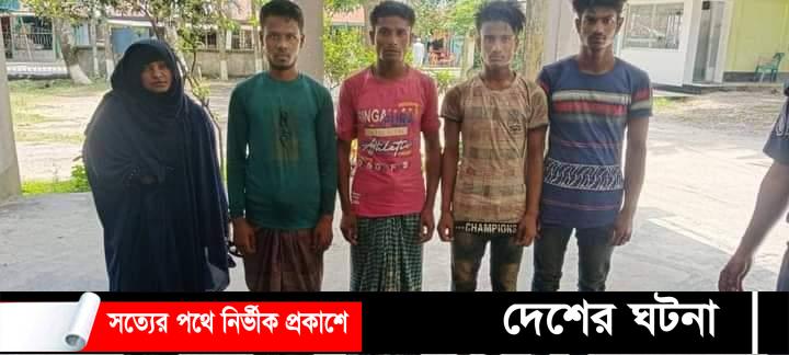 সুবর্ণচরে তরুণীসহ ৪ রোহিঙ্গা যুবক আটক