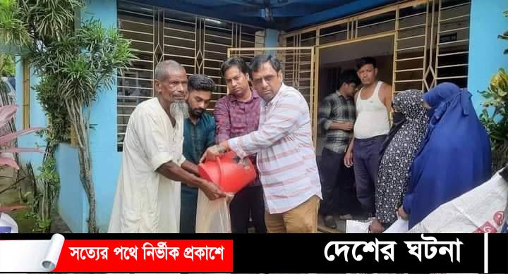 মতিগঞ্জ ইউনিয়নে ৯শতাধিক পরিবারের মাঝে বিনামূল্যে ভিজিএফ চাল বিতরন