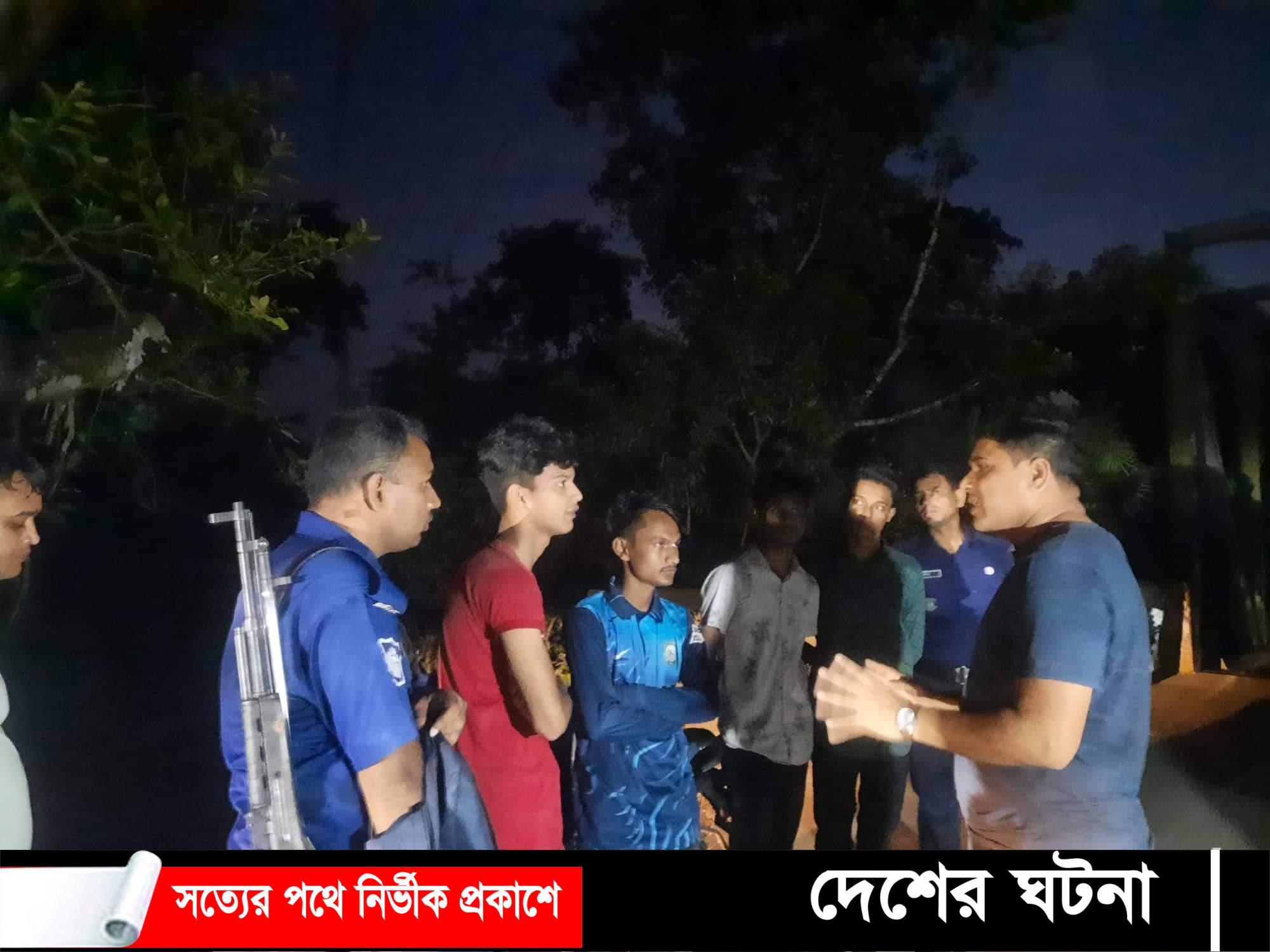 কিশোর গ্যাংয়ের বিরুদ্ধে সোচ্চার শাজাহানপুর থানা পুলিশ!