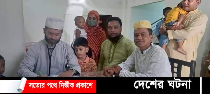 নিজ গ্রামের বাড়ীতে এসে ফ্রি চিকিৎসা সেবা প্রদানে ডাঃ মোঃ জাহাঙ্গীর আলম