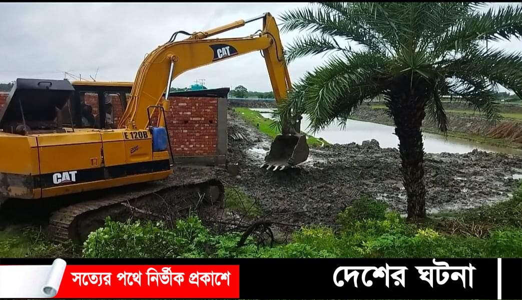 অবশেষে দখল মুক্ত হতে যাচ্ছে বটিয়াঘাটা মৃত্তিকা এলাকার জলবদ্ধতা