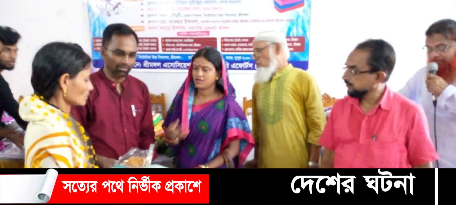 শ্রীমঙ্গল এসোসিয়েশন অব ভলান্টারি এফোর্টস (সেভ)’র বস্ত্র ও হুইল চেয়ার বিতরণ