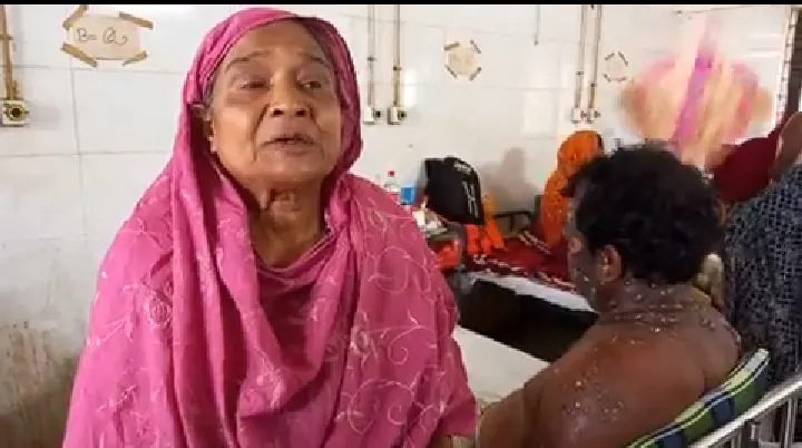 স্ত্রী ছোড়া গরম পানিতে গাইবান্ধায় ঝলসে গেলো স্বামী