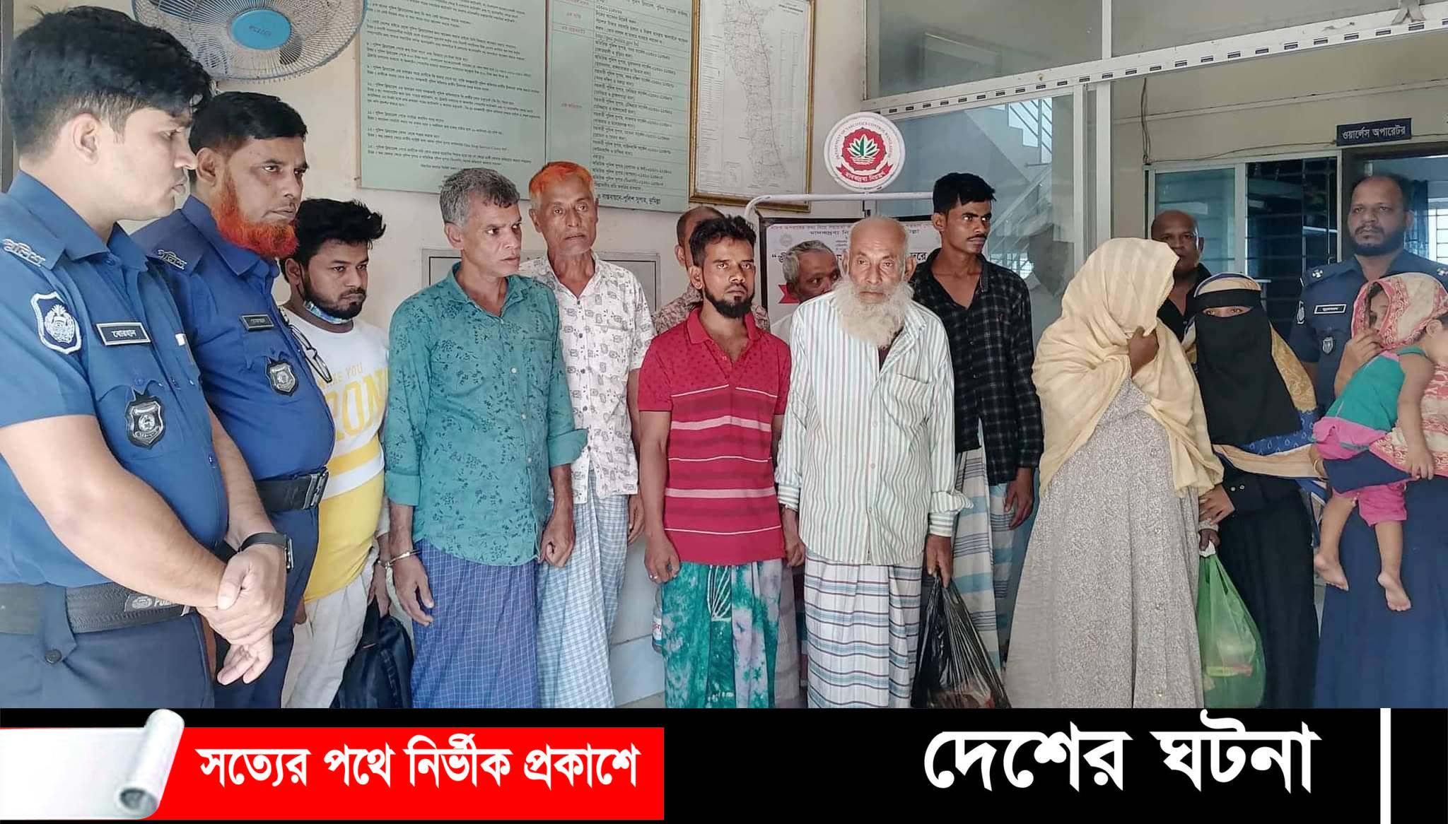 চৌদ্দগ্রামে ওয়ারেন্টভুক্ত ১১ আসামী আটক