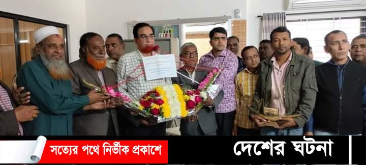 এমপি বাহারের সঙ্গে কুমিল্লা শিক্ষাবোর্ড কর্মচারী সমিতির নবনির্বাচিত নেতৃবৃন্দের সৌজন্য সাক্ষাত