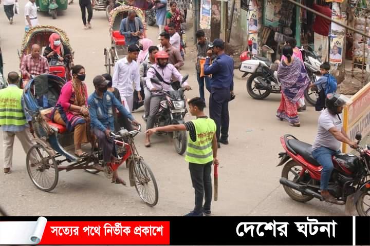 কুমিল্লা নগরীর যানজট নিরসন পদক্ষেপে পাল্টে গেছে দৃশ্যপট