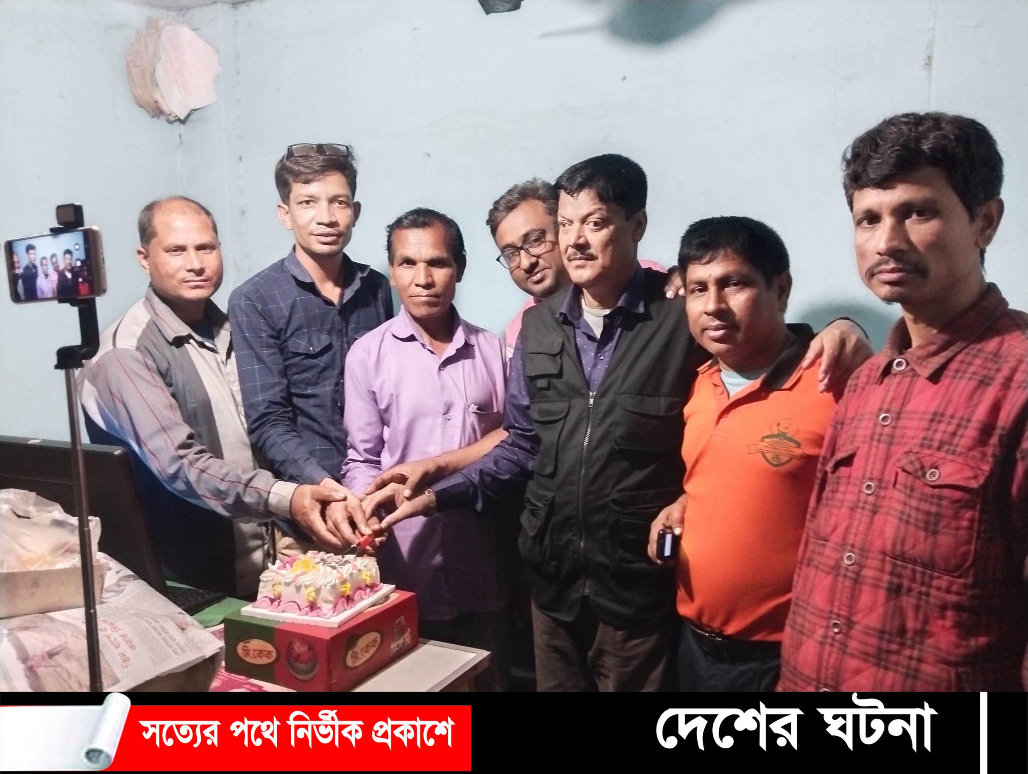 পলাশবাড়ীর রিপোর্টাস ইউনিটি সাধারণ সম্পাদক শহিদুল ইসলামের জন্মদিন পালিত