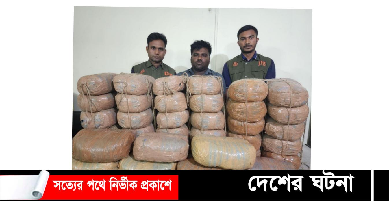 কুমিল্লায় ৭৪ কেজি গাঁজাসহ একজন আটক