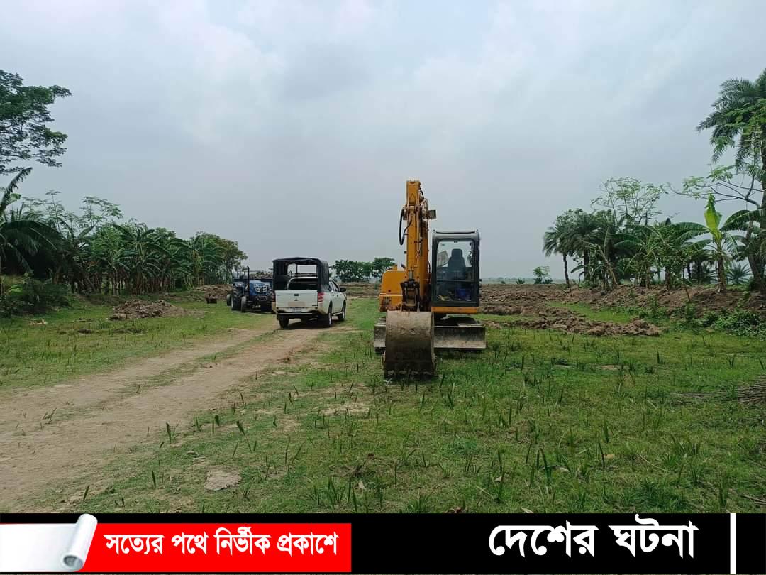 ঝিনাইদহের হরিণাকুণ্ডুতে ফসলি জমির মাটি বিক্রি,ভ্রাম্যমাণ আদালতের অভিযান