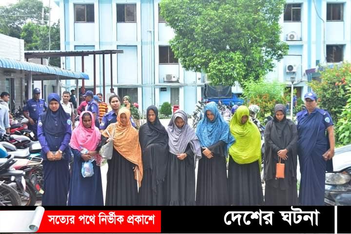 কুমিল্লায় আন্তঃজেলা নারী চোর চক্রের সাত সদস্য গ্রেফতার