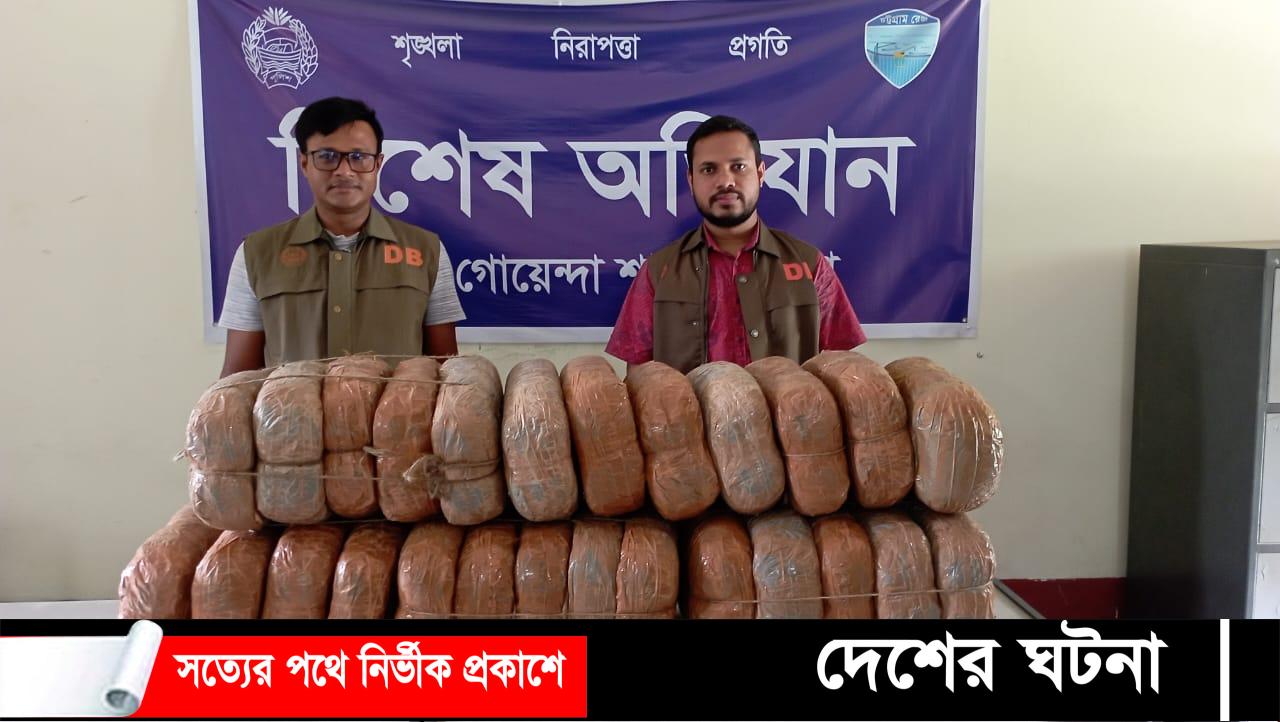কুমিল্লায় ডিবি পুলিশ অভিযানে ৫২কেজি গাঁজা উদ্ধার