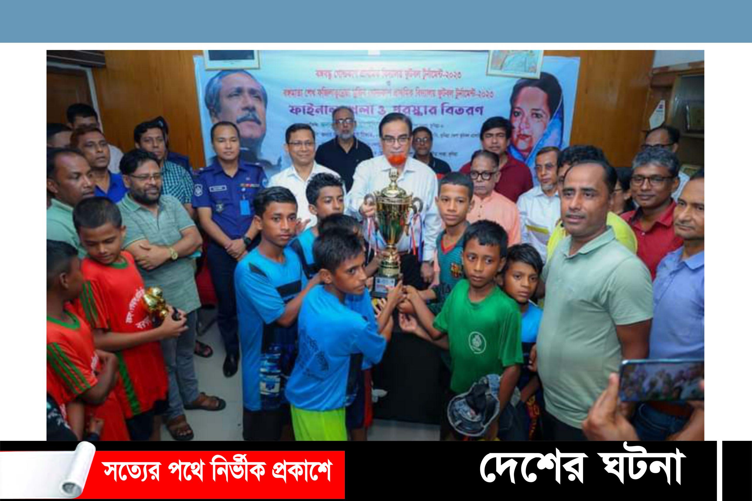 বঙ্গমাতা গোল্ডকাপ প্রাথমিক বিদ্যালয় ফুটবল টুর্নামেন্ট; জেলা পর্যায়ে চ্যাম্পিয়ন দেবীদ্বার