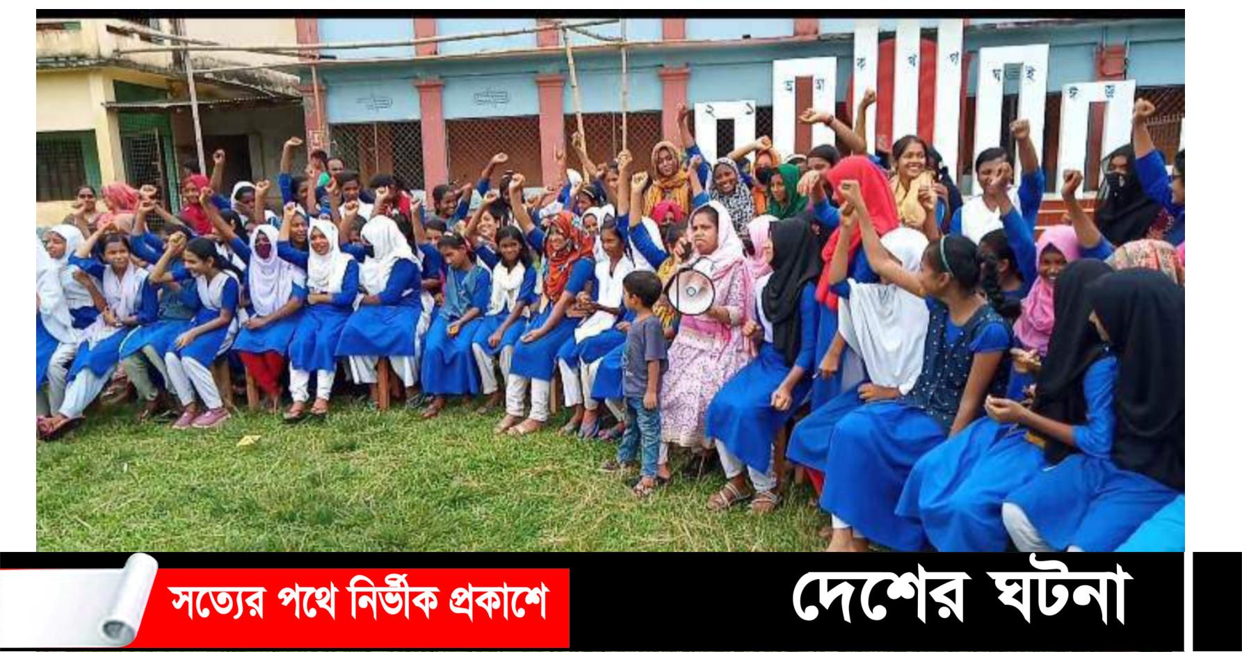 নওগাঁর বদলগাছীতে বাল‍‍্যবিবাহ প্রতিরোধ বিষয়ক দেয়লিকা প্রদর্শন