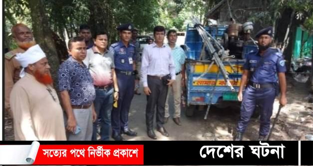 বুড়িচংয়ে অবৈধ গ্যাস সংযোগ ও পাইপলাইন বিছিন্ন