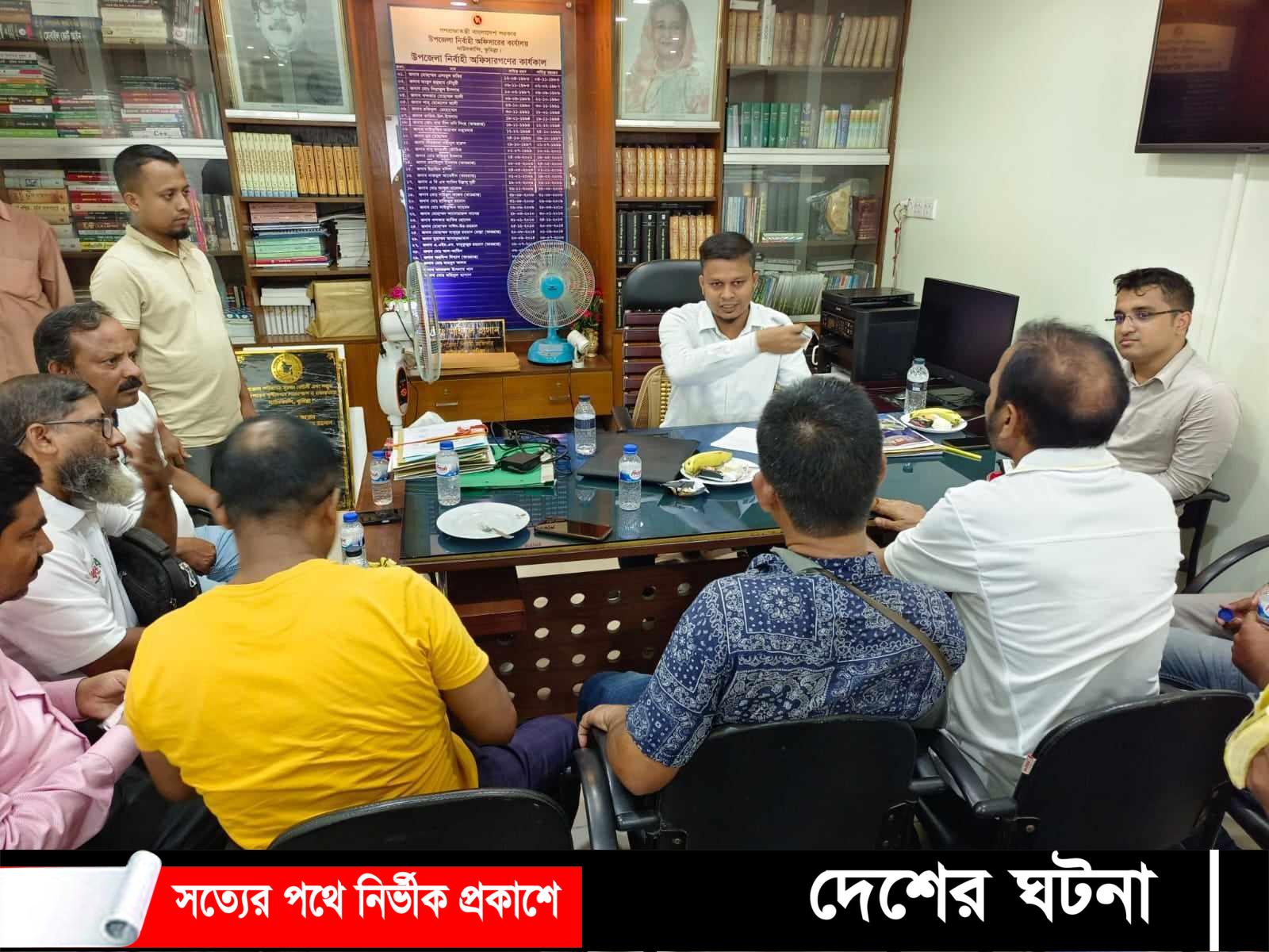 দাউদকান্দিতে সাংবাদিকদের সাথে উপজেলা নির্বাহী কর্মকর্তার মতবিনিময়