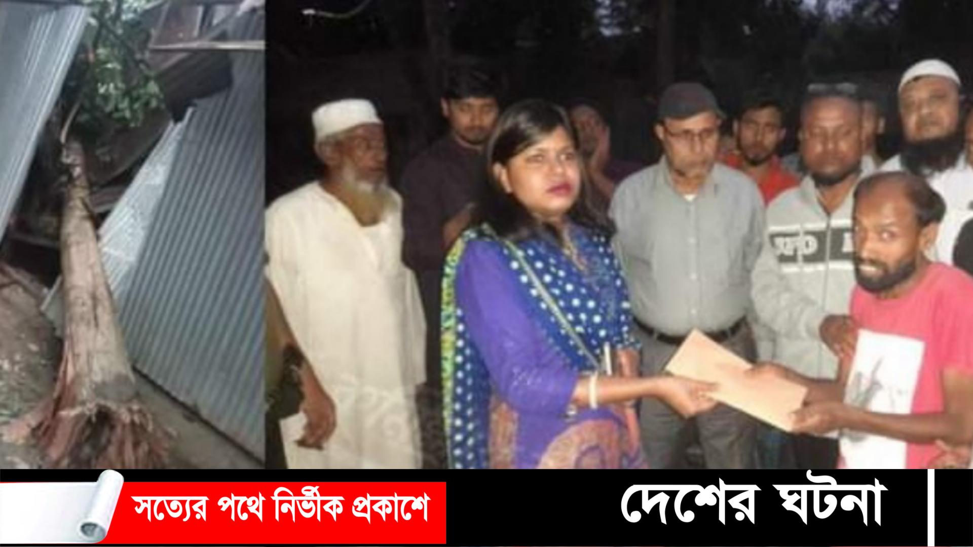 কুমিল্লায় ঘরের ওপর গাছ পড়ে দুইজন নিহত