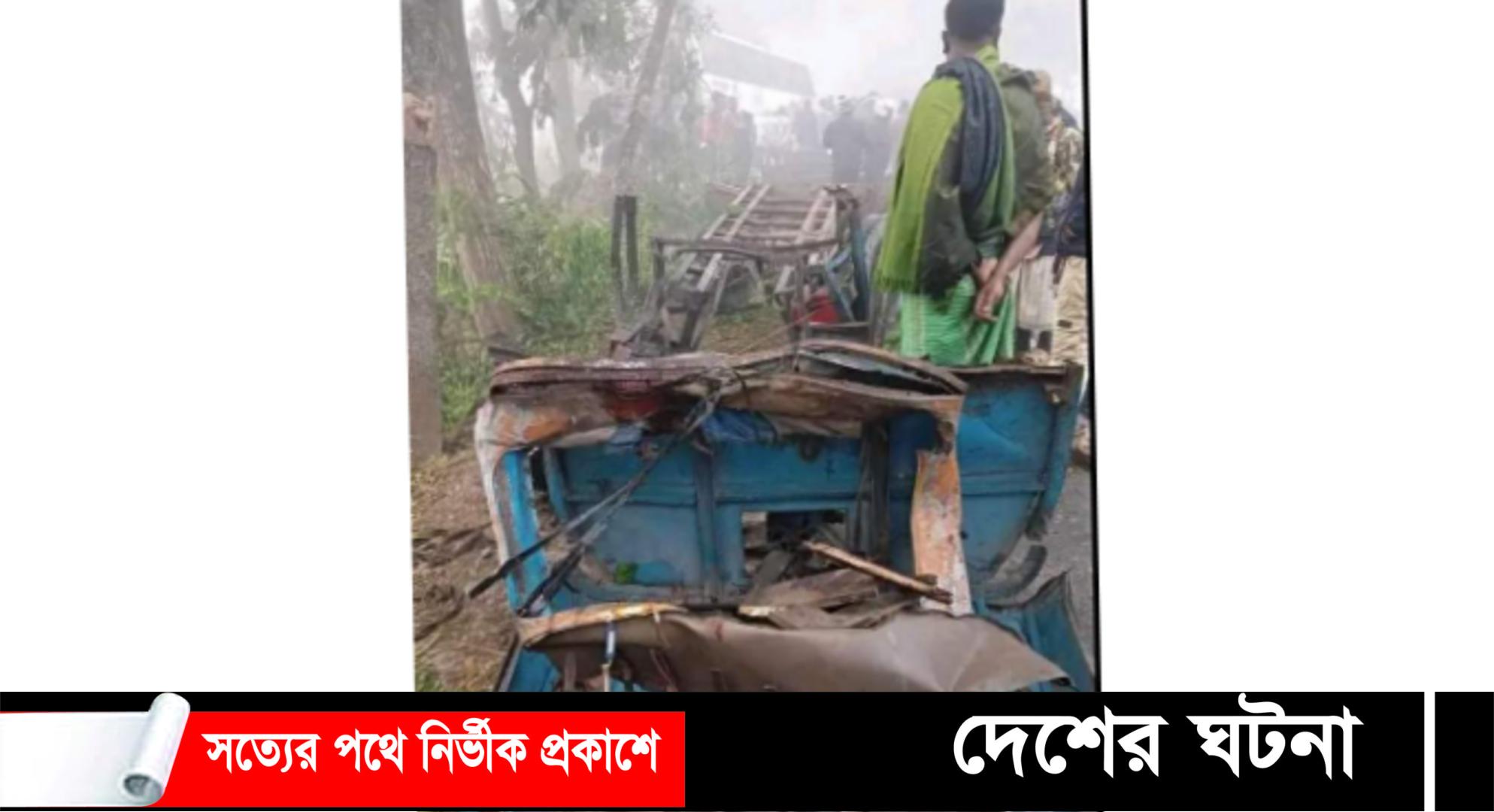 বরিশাল উজিরপুরে সড়ক দুর্ঘটনায় নিহত ২