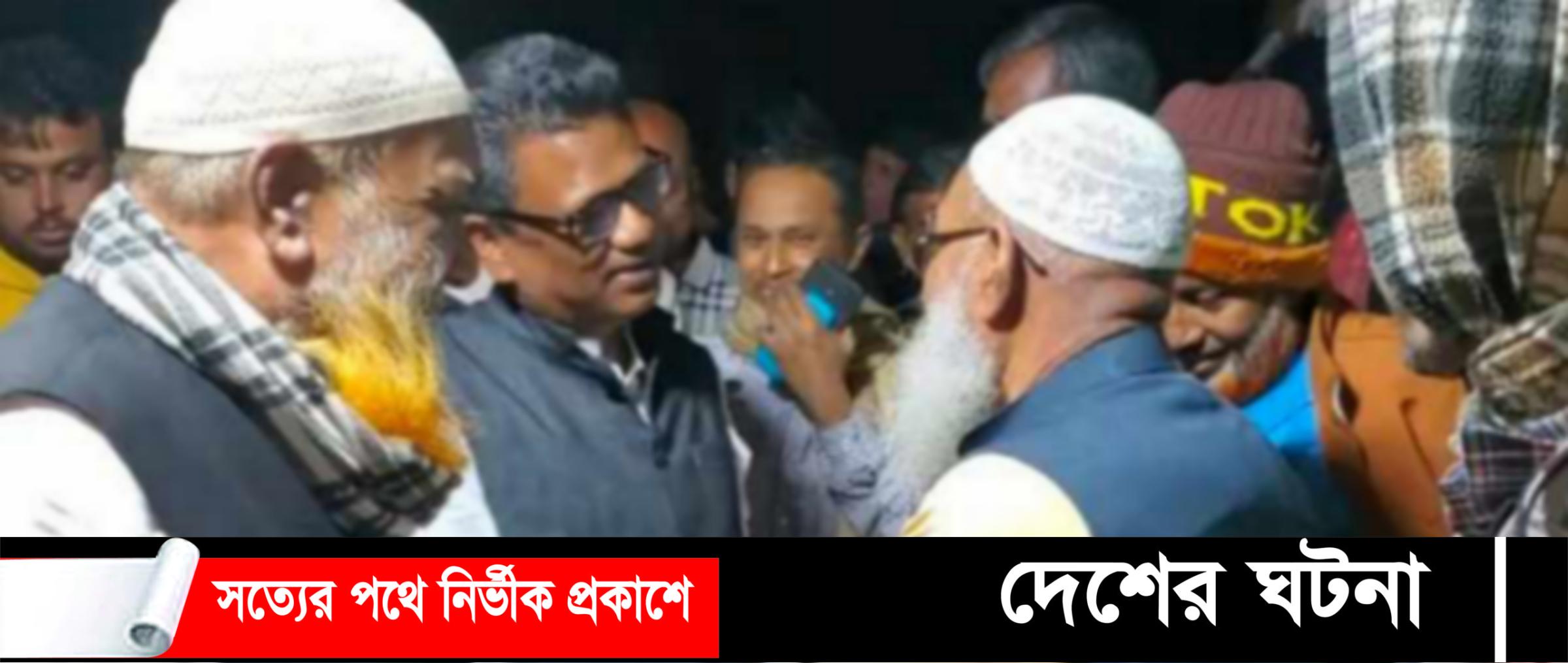 জয়পুরহাট ২ আসনে নৌকা মার্কার ভোট প্রার্থনা করছে সমর্থকেরা