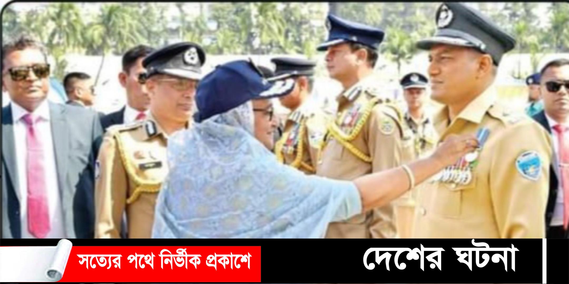 প্রধানমন্ত্রী থেকে পিপিএম পদক নিলেন কুমিল্লার তিন পুলিশ কর্মকর্তা