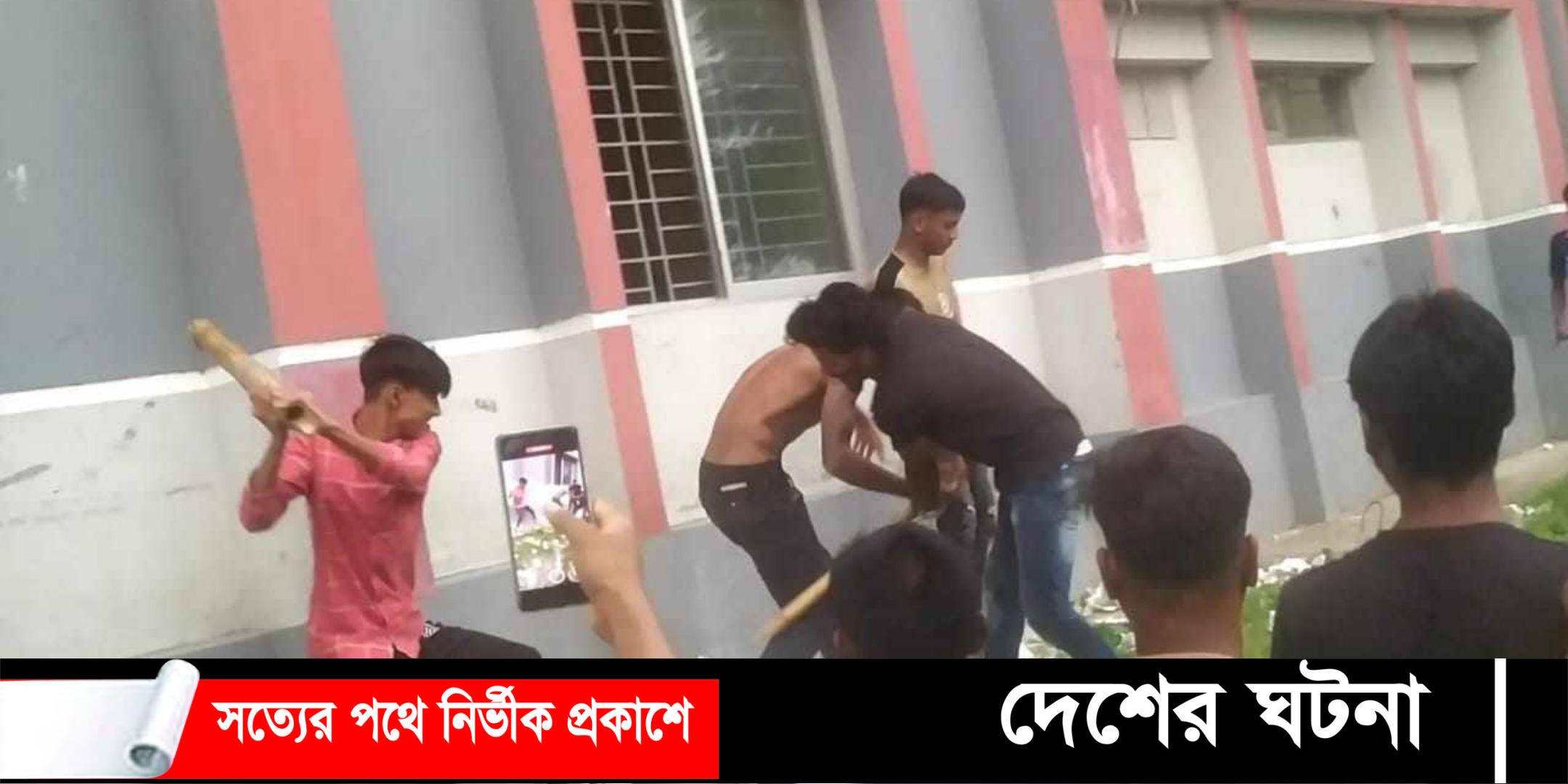 দাউদকান্দিতে এক যুবককে  মারধরের, ভিডিও ফেইসবুকে ভাইরাল