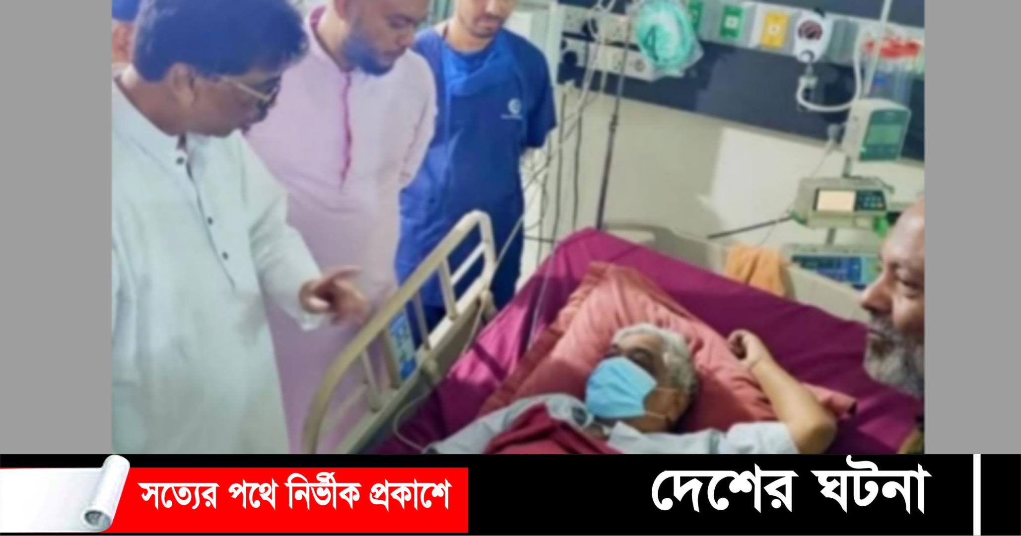 বিএনপির ভাইস চেয়ারম্যান বরকত উল্লাহ বুলু কুমিল্লায় সিসিইউতে ভর্তি